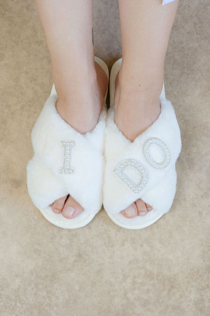 Pantuflas de Novia Decoradas