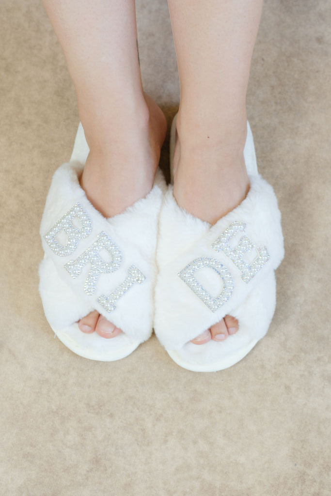 Pantuflas de Novia Decoradas